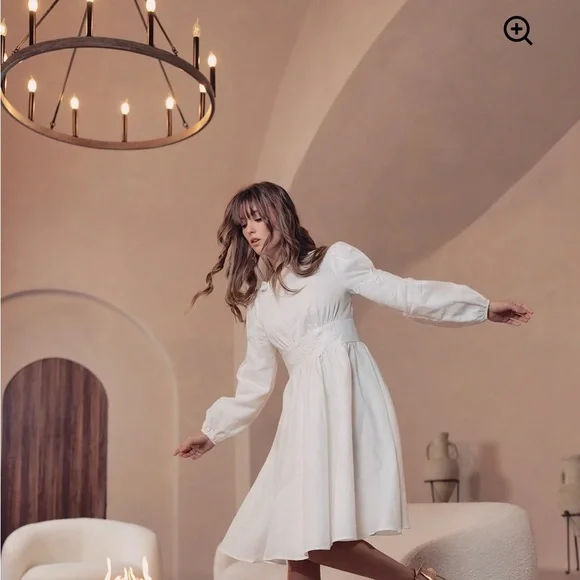 Aleeza Paris Orchid Dress white XS - Picture 3 of 10